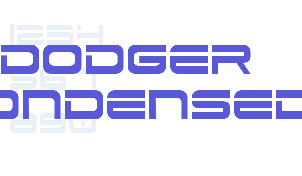 Dodger Condensed Font