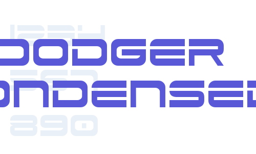 Dodger Condensed Font Download