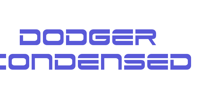 Dodger Condensed Font Download