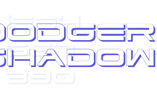 Dodger Shadow Font Download