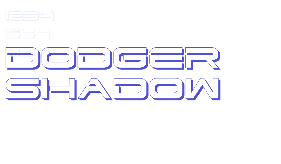 Dodger Shadow-font-download