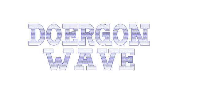 Doergon Wave Font Download