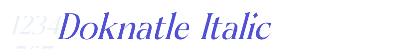 Doknatle Italic