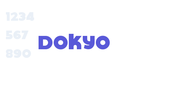 Dokyo font