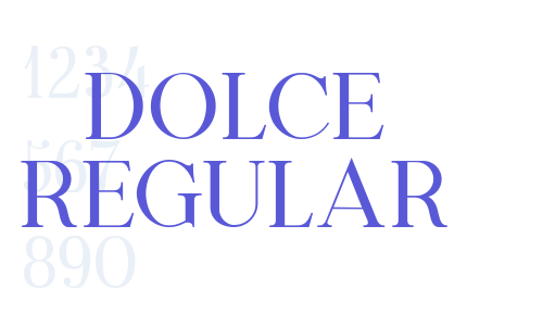 Dolce Regular Font