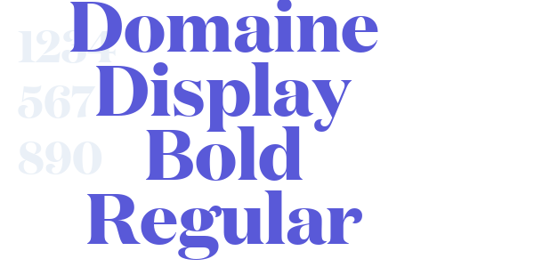 Domaine Display Bold Regular font free