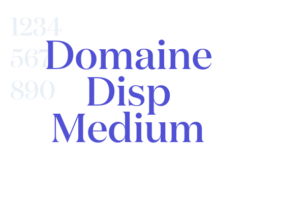 Domaine Disp Medium
