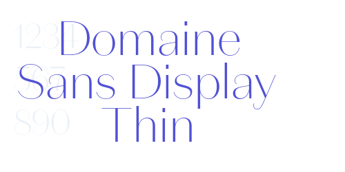 Domaine Sans Display Thin-font-download