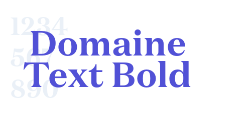Domaine Text Bold-font-download