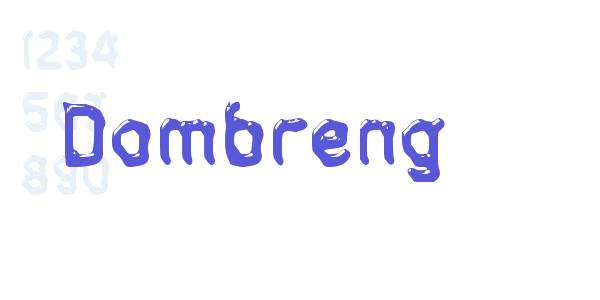 Dombreng font free