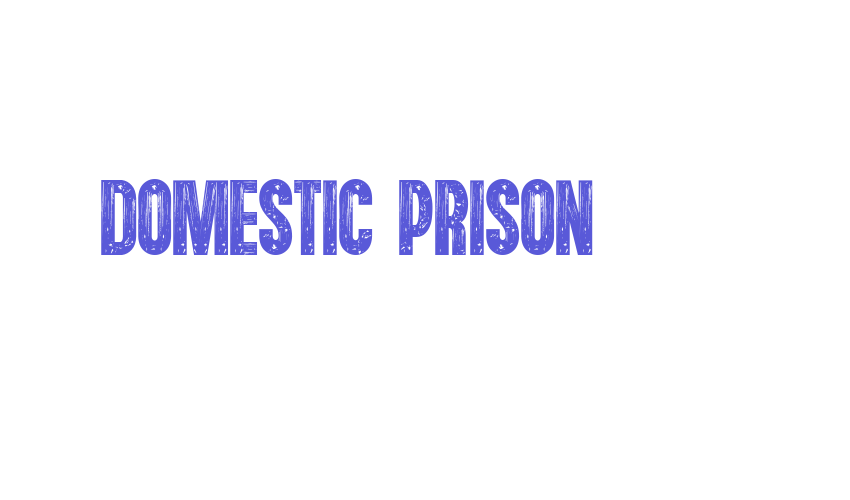 Domestic Prison Font Download