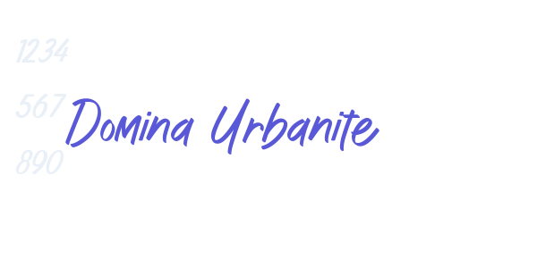 Domina Urbanite font free