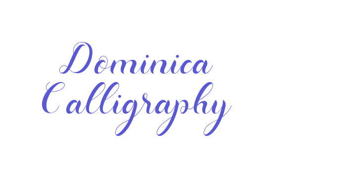 Dominica Calligraphy Font Download