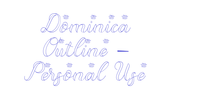 Download Dominica Outline – Personal Use Font