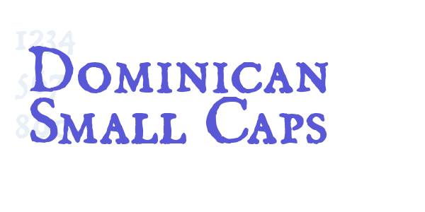 Dominican Small Caps font free