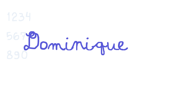 Dominique font free