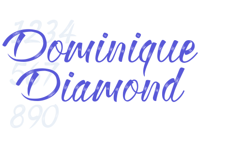 Dominique Diamond Font Download