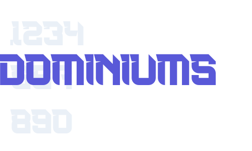 Dominiums Font Download