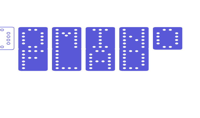 Domino flad Font