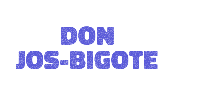 Don Jos-Bigote Font Download