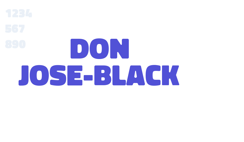 Don Jose-Black-font-download