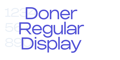 Doner Regular Display-font-download