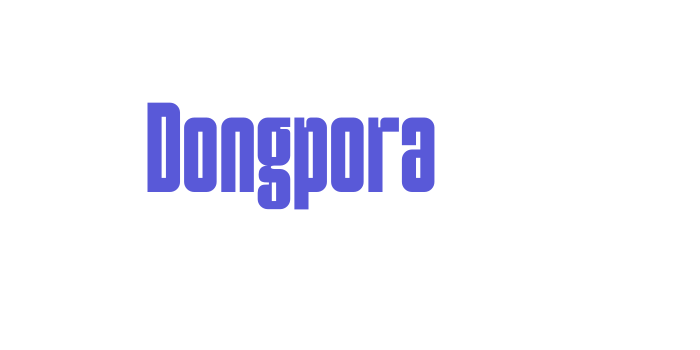 Dongpora Font