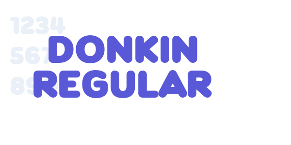 Donkin Regular font free