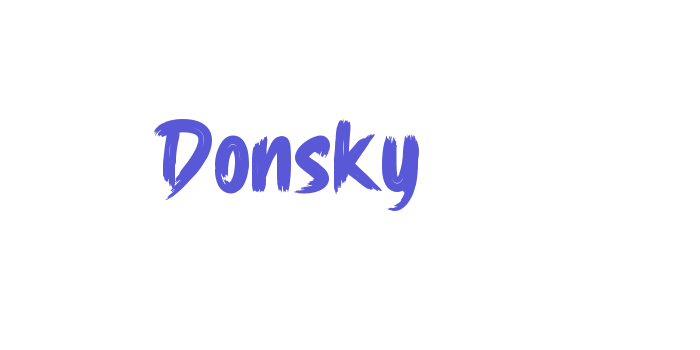 Donsky Font