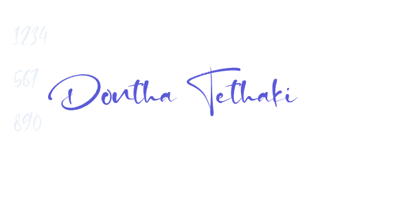 Dontha Tethaki font free