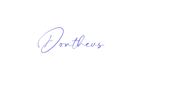 Dontheus Font Download