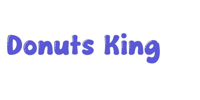 Donuts King Font