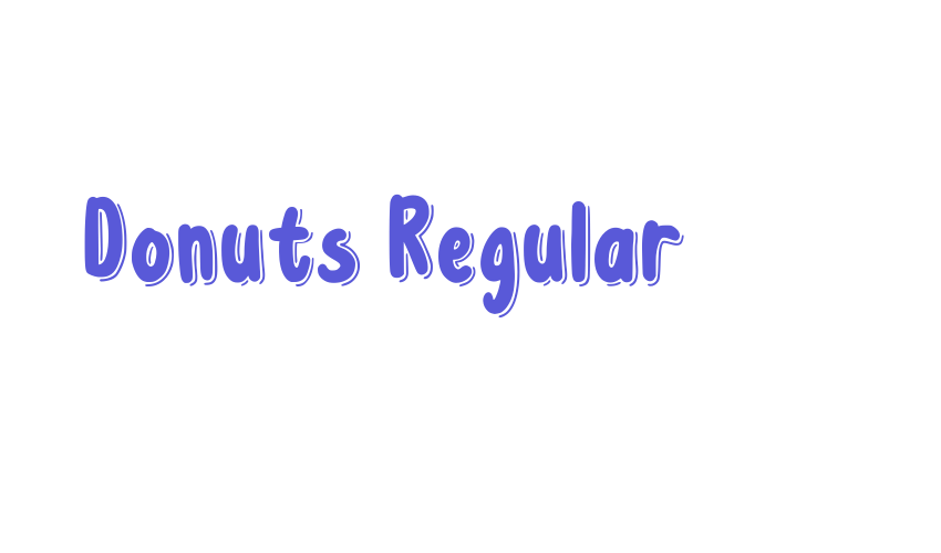 Donuts Regular Font Download