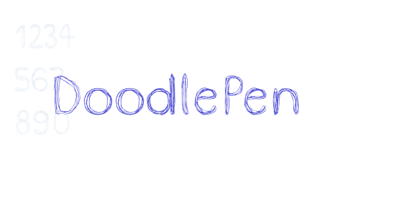 DoodlePen font free