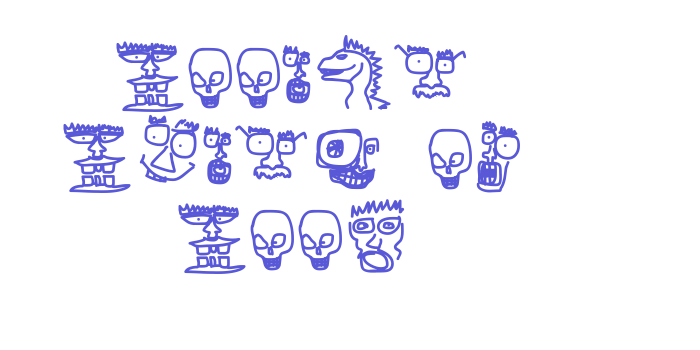 Doodle Dudes of Doom Font Download