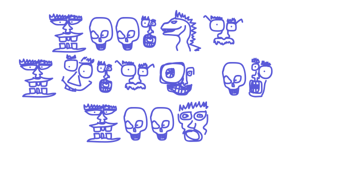 Doodle Dudes of Doom Font