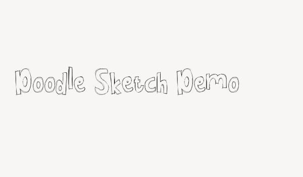 Doodle Sketch Demo Font