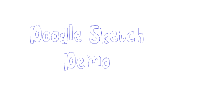 Doodle Sketch Demo Font