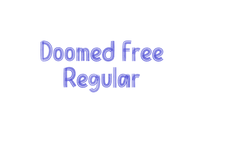 Doomed Free Regular Font Download