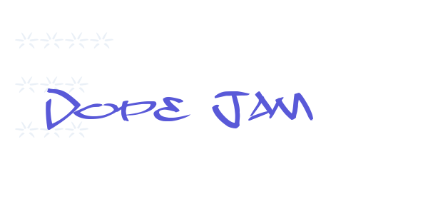 Dope Jam font free