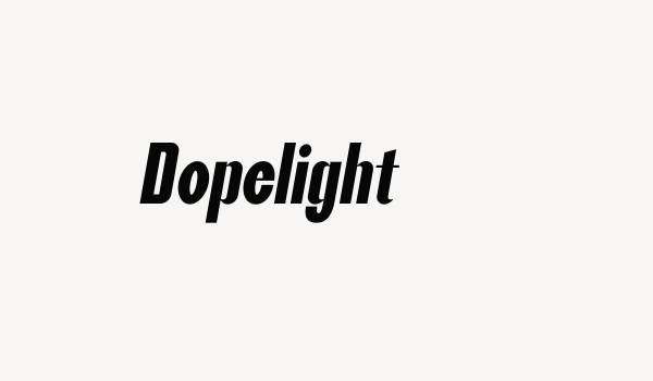 Dopelight Font