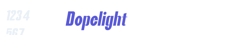 Dopelight font