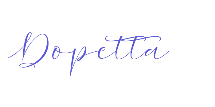 Dopetta Font