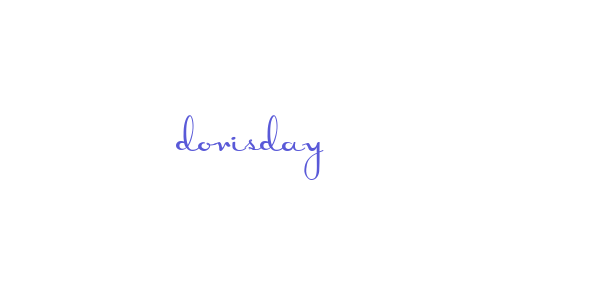 DorisDay font free