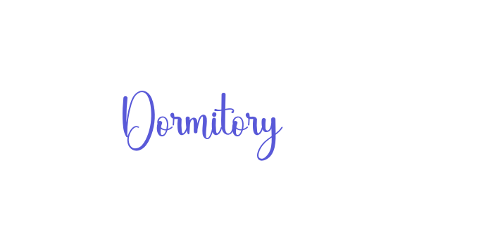 Dormitory Font Download