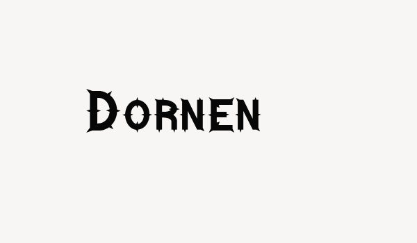 Dornen Font