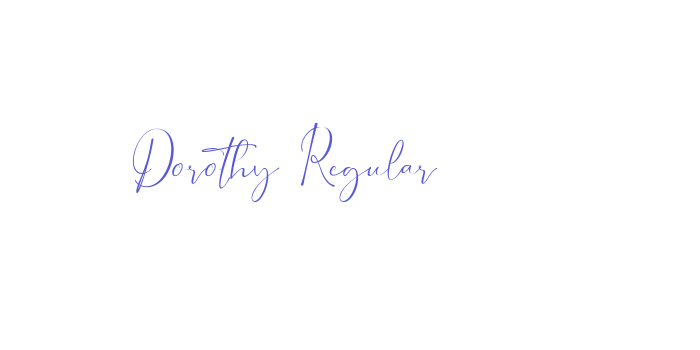 Dorothy Regular Font Download