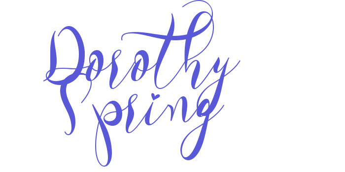 Dorothy Spring Font