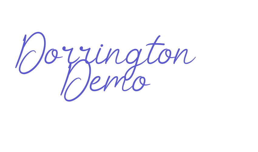 Dorrington Demo Font Download