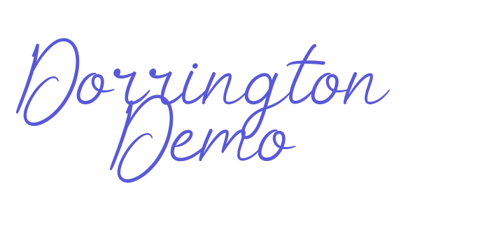 Dorrington Demo Font Download